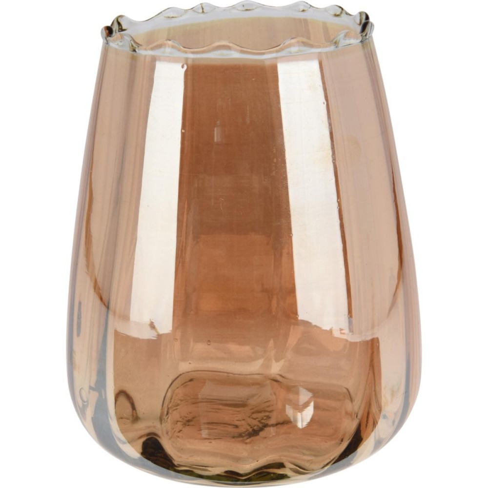 P TEALIGHT IN VETRO ORO 11X14C